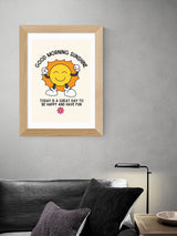 Next East End Prints Oak Good Morning Sunshine Framed Wall Art by Mother & Sun Studio- Buy online at McGrocer