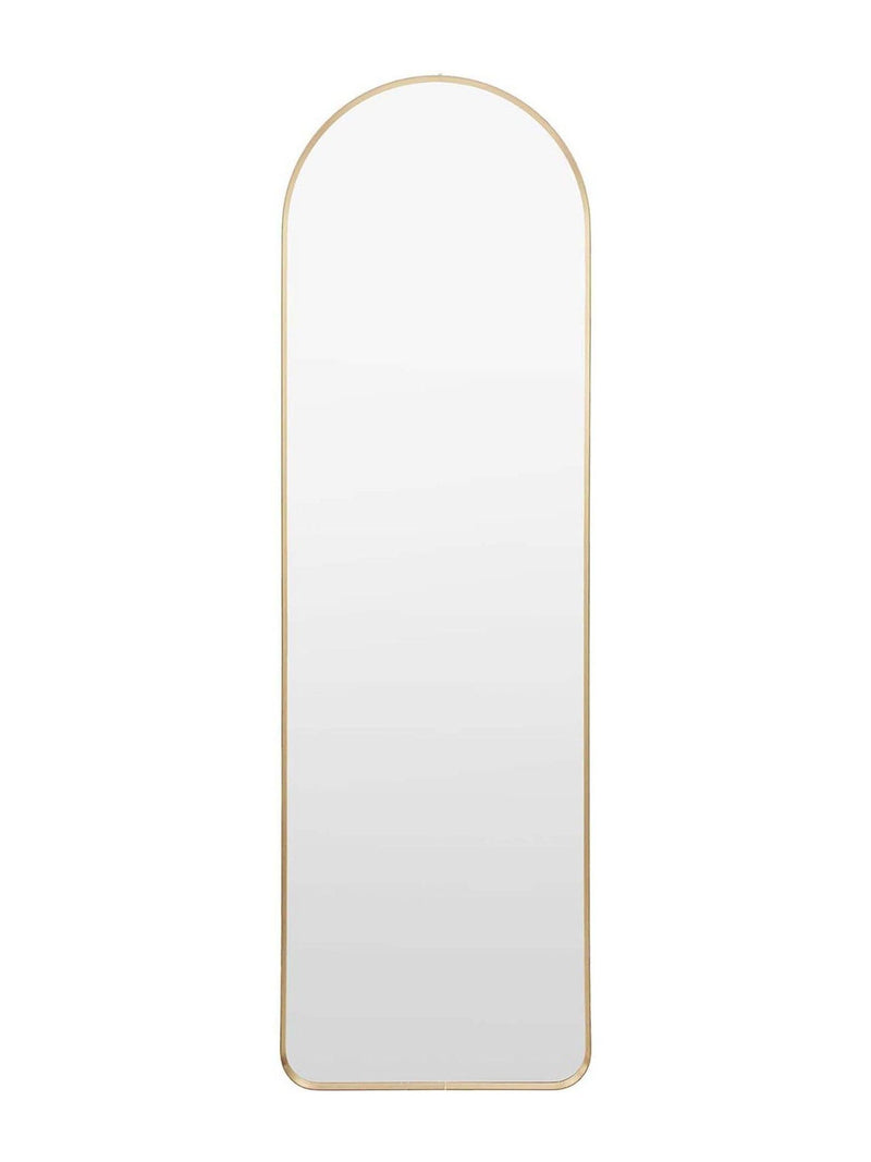 Gallery Home gold arch leaner mirror 45x150cm, imported from the UK