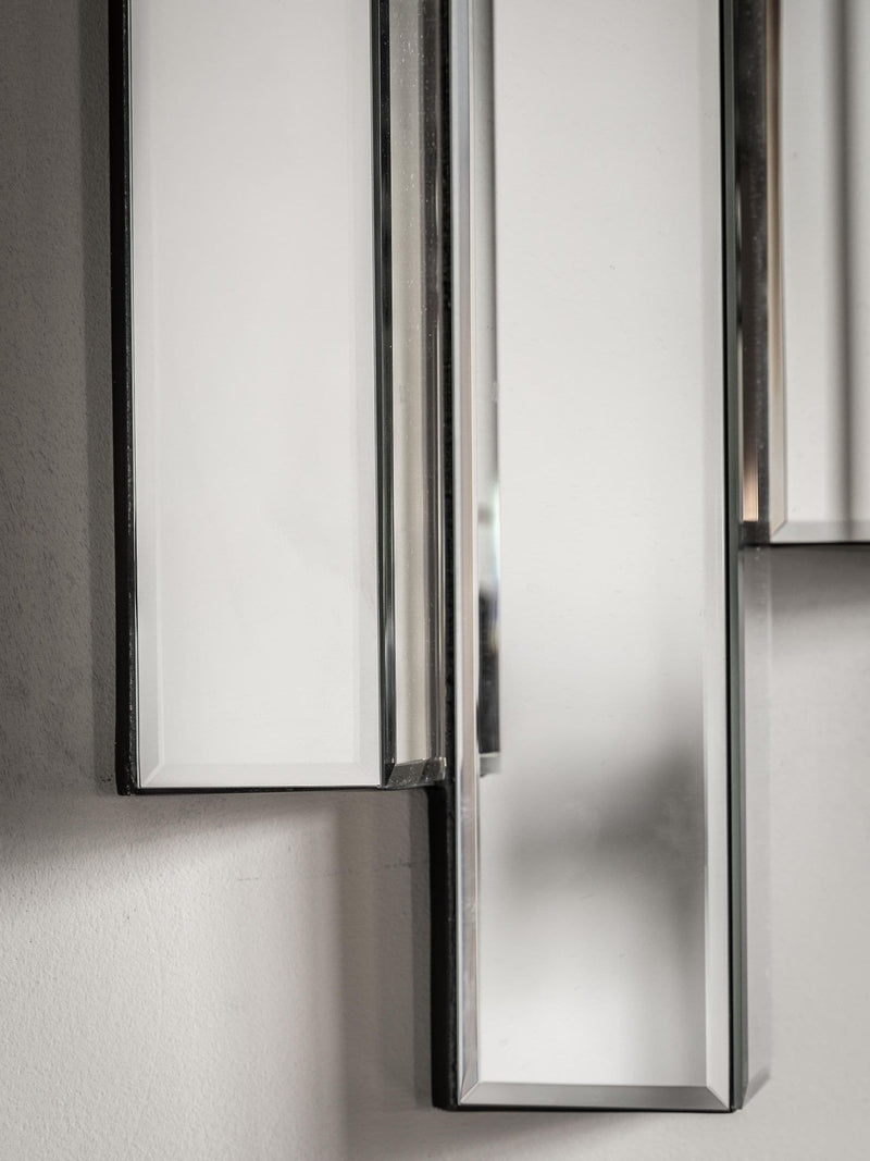 Gallery Home Silver Dalton decorative wall mirror 115cm x 100cm, UK version
