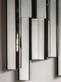 Gallery Home Silver Dalton decorative wall mirror 115cm x 100cm, UK version