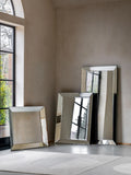 Gallery Home Silver Clear Bevelled Glass Risca Square Wall Mirror 90cm x 90cm, UK version