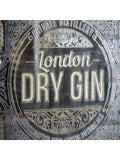 Gallery Home Brown Retro Gin Mirrored Sign 70cm, UK version
