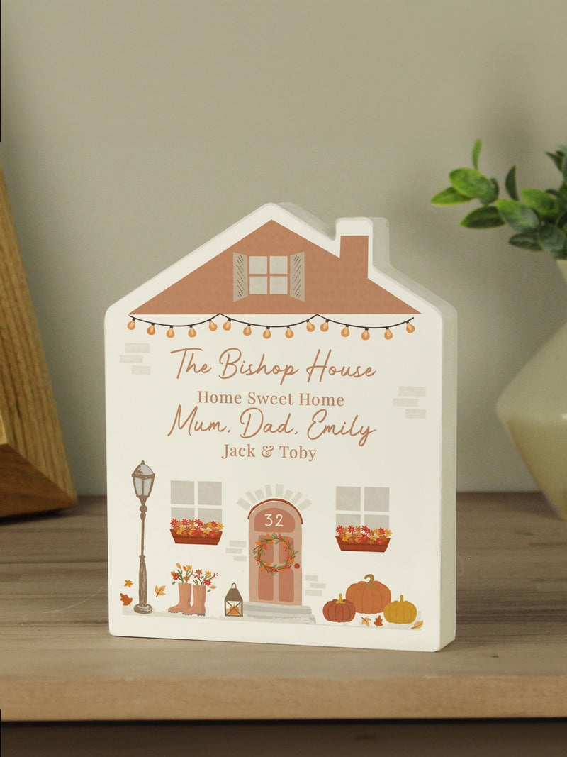 Personalised Wooden House Ornament by PMC