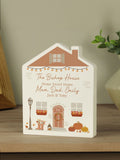 Personalised Wooden House Ornament by PMC