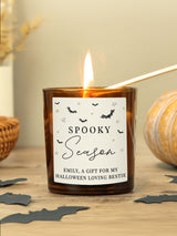 Next Personalised Halloween Candle Jar by PMC- Buy online at McGrocer