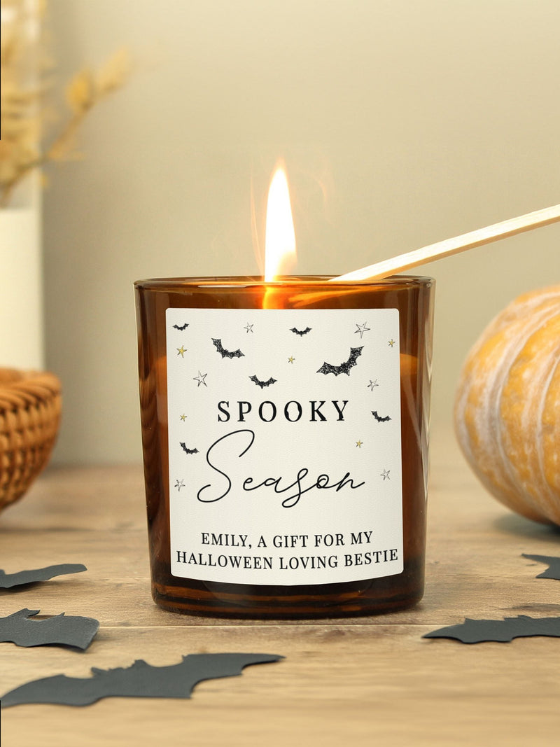 Personalised Halloween Candle Jar by PMC