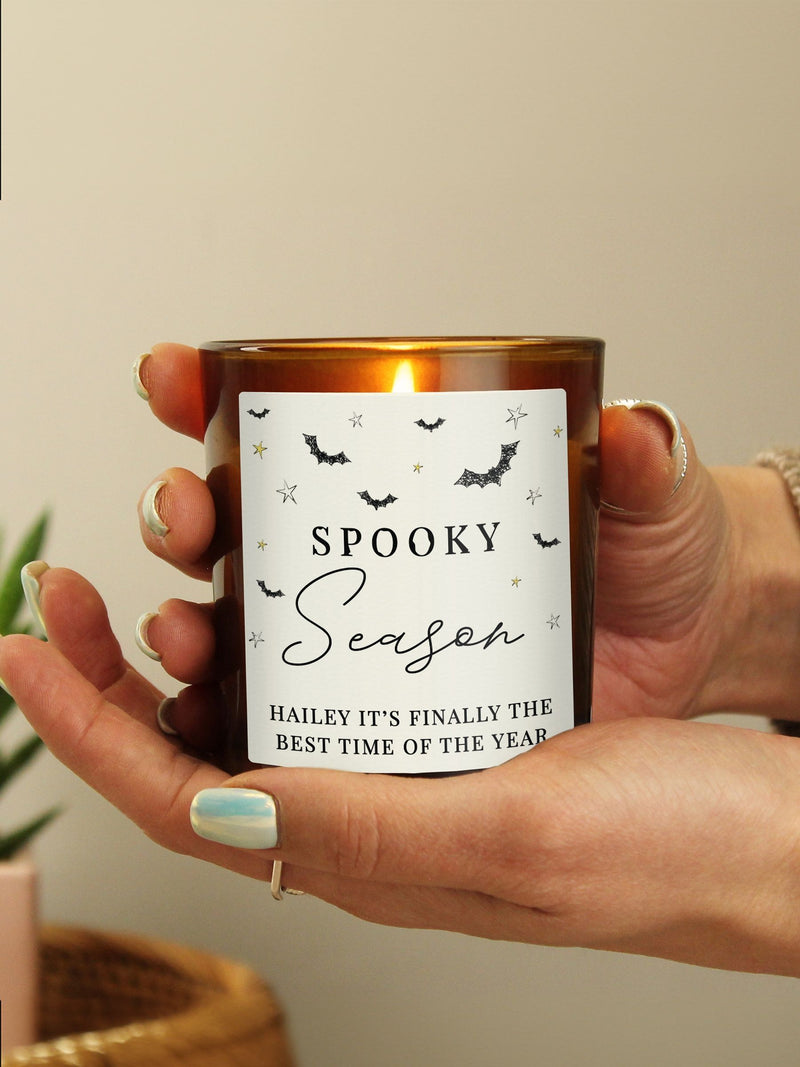 Personalised Halloween Candle Jar by PMC