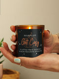 Personalised Pumpkin Candle Jar by PMC
