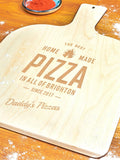 Oakdene personalised wooden pizza peel 29x42x0.7cm, imported from the UK