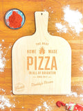 Oakdene personalised wooden pizza peel 29x42x0.7cm, imported from the UK