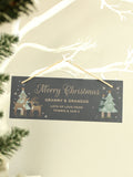 Personalised Slate Hanging Christmas Decoration by PMC