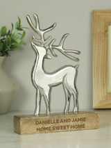 Next PMC Personalised Metal Stag Ornament Home Decoration- Buy online at McGrocer
