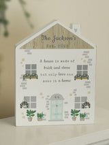 Next PMC Personalised Love Makes A Home Wooden House Ornament 17.5cm- Buy online at McGrocer