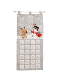 Dibor personalised hanging advent calendar with Scandi design (British brand)
