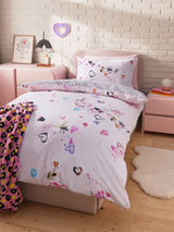 Animal Print Polycotton Duvet Cover and Pillowcase Bedding Set Double