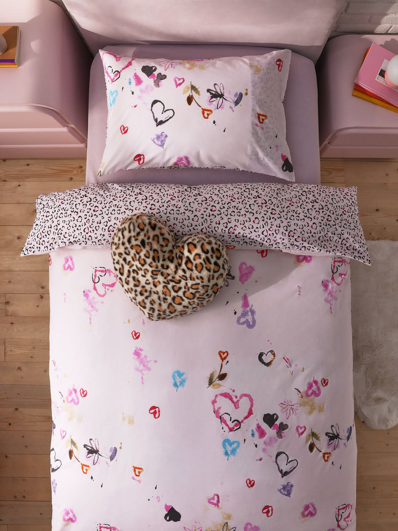 Animal Print Printed Polycotton Duvet Cover and Pillowcase Bedding Set