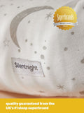 Silentnight White 100% Cotton Safe Nights fitted sheet (British brand)