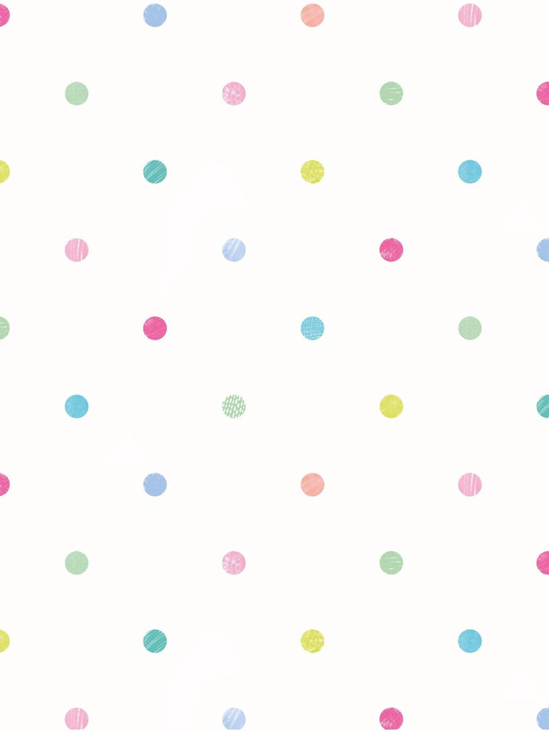 Ohpopsi Candy Apple Doodle Spot wallpaper sample A4 (British brand)