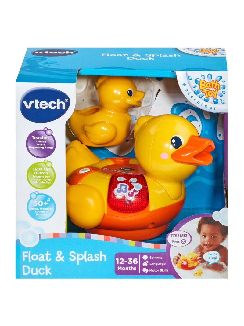 VTech Float & Splash Duck bath toy for toddlers - British product