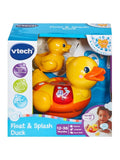 VTech Float & Splash Duck bath toy for toddlers - British product