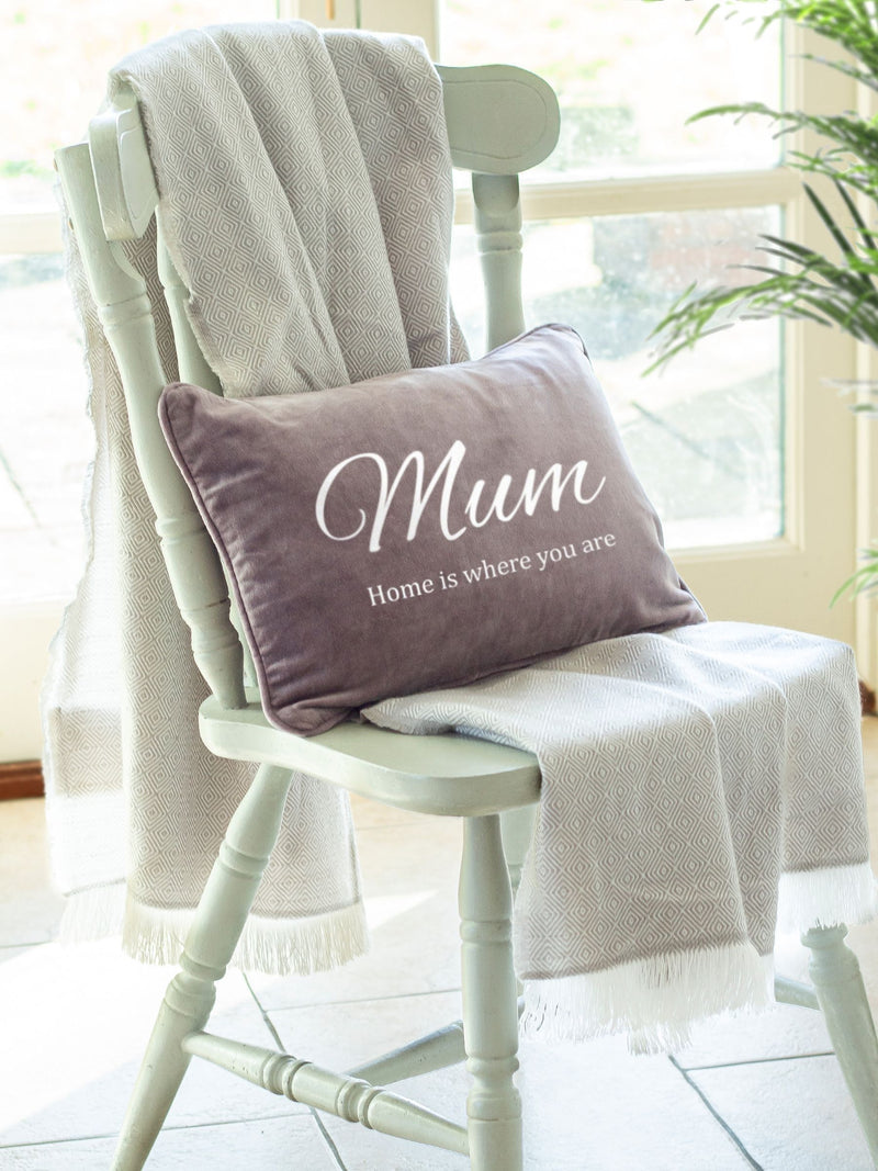 Jonny's Sister personalised velvet cushion 30x45cm, UK version
