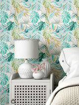 Next Ohpopsi Turquoise Tropica 10m Wallpaper- Buy online at McGrocer