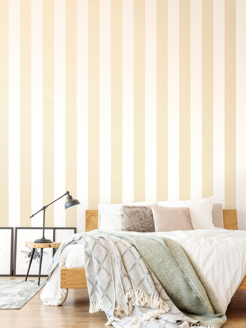 Ohpopsi chalk bloc stripe wallpaper 10m - British product