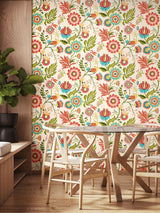 Next Ohpopsi Coral and Linen Ichika Trail Wallpaper 10m- Buy online at McGrocer