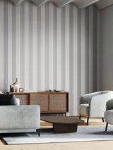Next Ohpopsi Dove Bloc Stripe Wallpaper 10m- Buy online at McGrocer