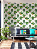 Ohpopsi Parakeet Houseplant wallpaper 10m, imported from the UK