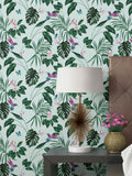 Ohpopsi duck egg hummingbird wallpaper 10m, UK version
