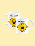 Star Editions Mr. Happy White mug (British brand)