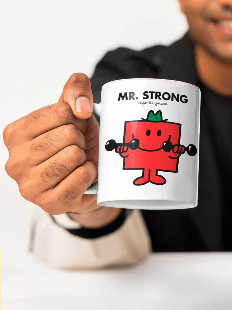 Star Editions Mr. Strong White Mug (British brand)