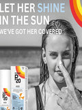 P20 Kids SPF 50+ Suncream 200ml, imported from the UK