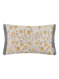 Voyage Maison Stone Elai floral ruche cushion 40x60cm (British brand)
