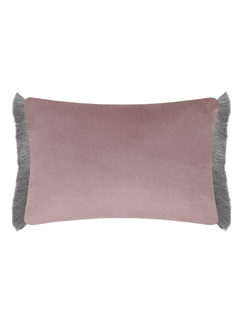 Voyage Maison printed ruched fringe cushion 60x40cm - British product