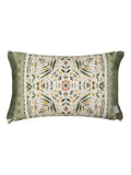 Voyage Maison printed fringe cushion Sage Kari 40x60cm (British brand)
