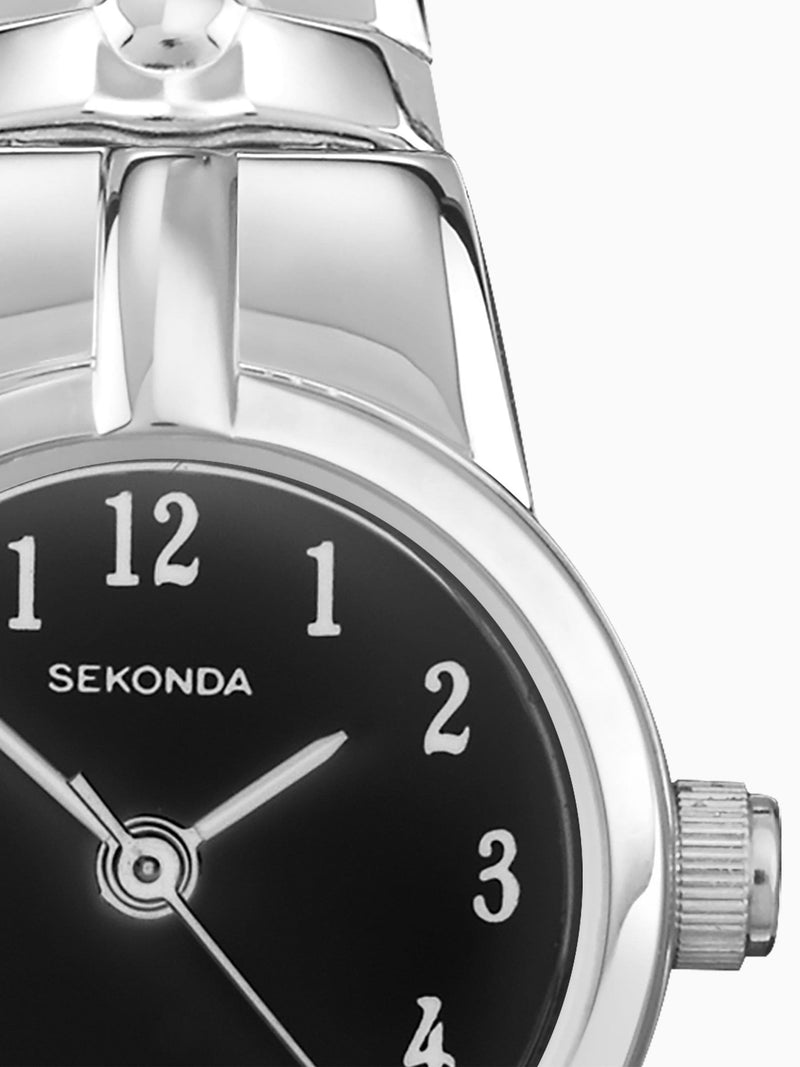 Sekonda Silver Newton analogue watch 19mm (British brand)