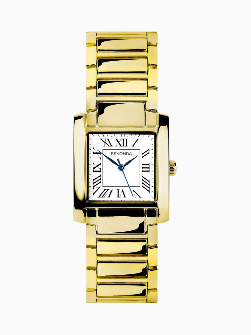 Sekonda Gold Montreal analogue watch 30mm (British brand)