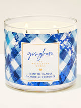 Next Bath & Body Works Gingham 3 Wick Scented Candle Fresh Tea Lemon & Herbs 411g- Buy online at McGrocer