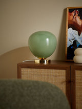 Next MADE.COM Teal Blue Adrianne Table Lamp 23.5cm Height- Buy online at McGrocer