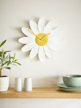 Next White Daisy Decorative Wall Clock 29.5cm- Buy online at McGrocer