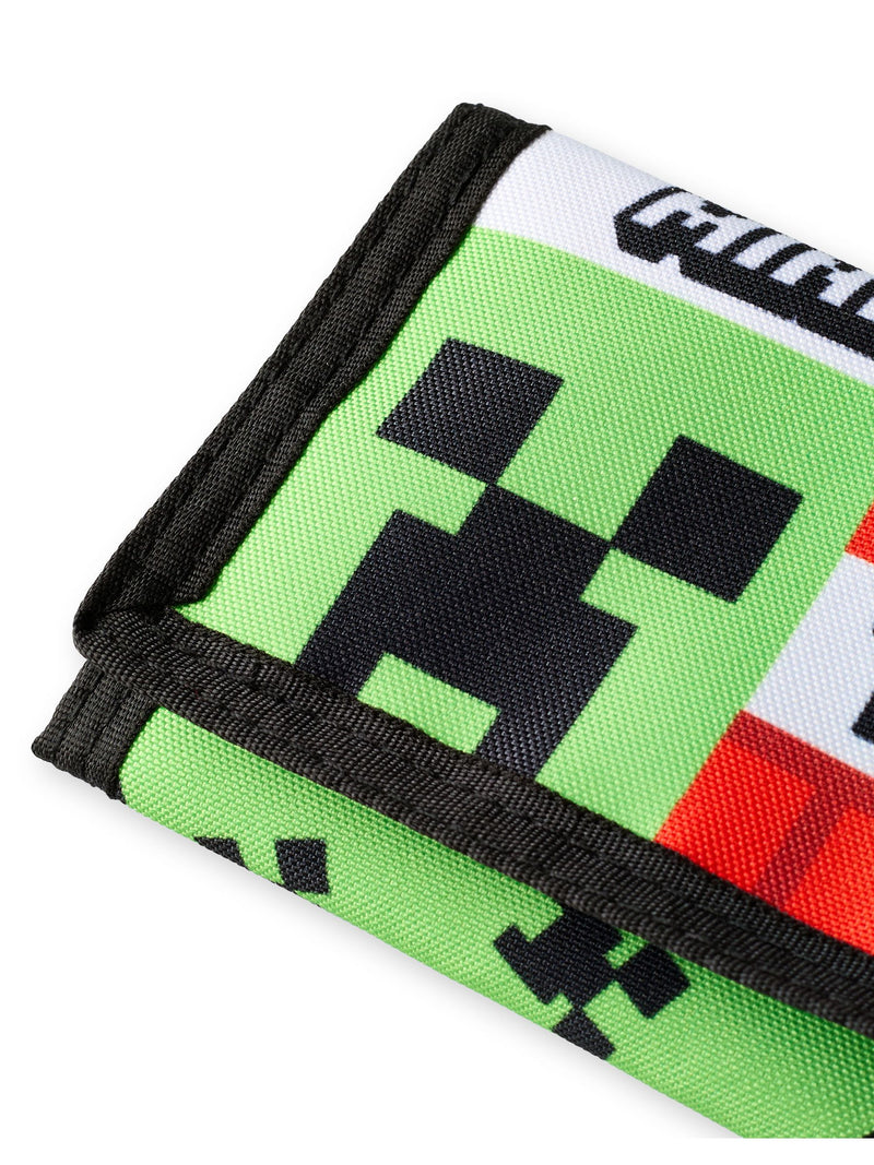 Vanilla Underground Green Boys Minecraft strap wallet, imported from the UK