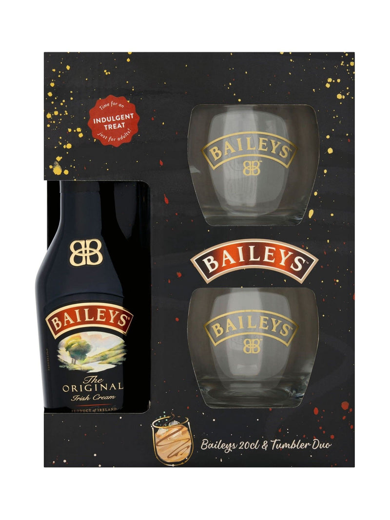 Baileys Duo Glasses gift set 20 cl - British product