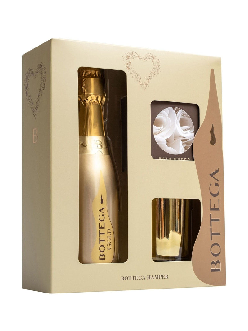 Bottega Gold Mini Hamper with Prosecco 20cl - British product