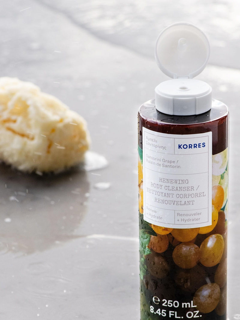Korres Santorini Grape Body Cleanser 250ml, UK version