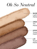 Elizabeth Arden Oh So eye shadow quad palette (British brand)