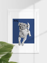 Next Treat Republic Personalised Pet Sketch Print- Buy online at McGrocer