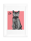 Treat Republic personalised pet sketch custom print, UK version