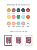 Treat Republic personalised pet sketch custom print, UK version
